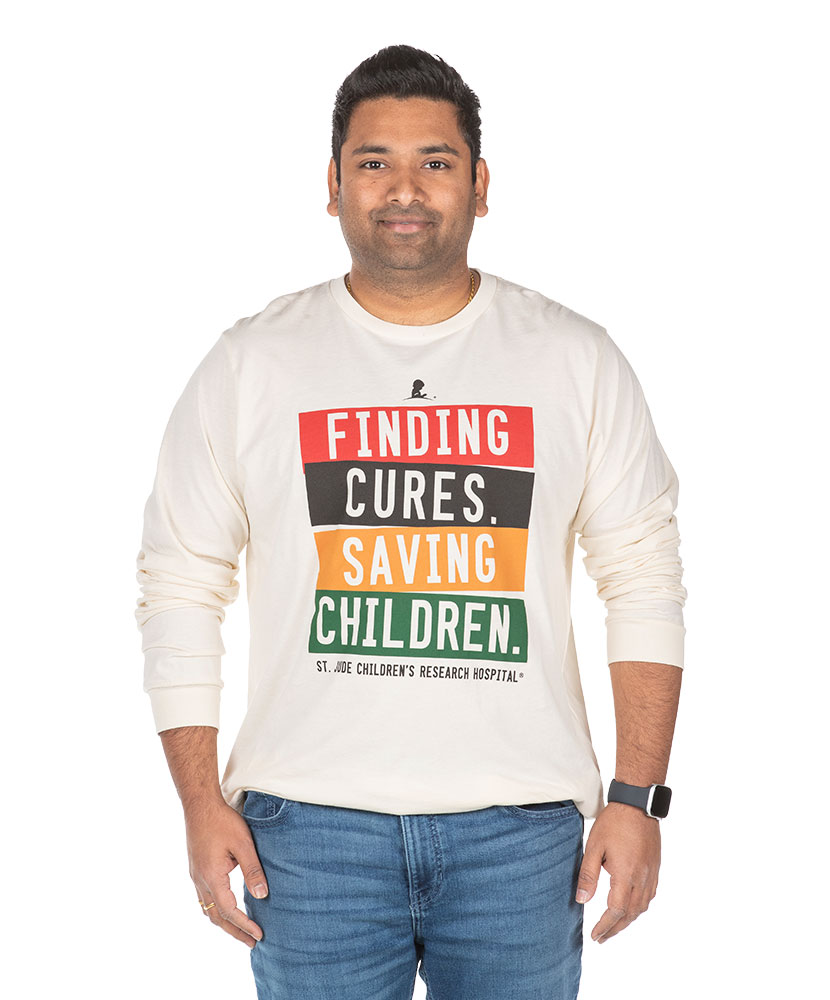 Unisex Finding Cures Stacked Bars Design T-Shirt